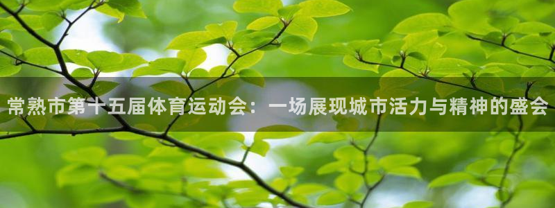 沐鸣2体育凯捷平台招商：常熟市第十五届体育运动会：一场展现城市活力与精神的盛会
