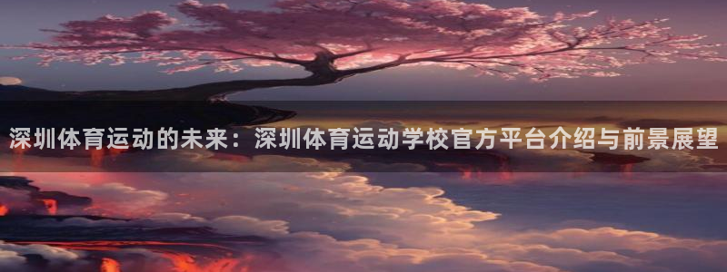 沐鸣2体育平台登录入口：深圳体育运动的未来：深圳体育运动学校官方平台介绍与前景展
