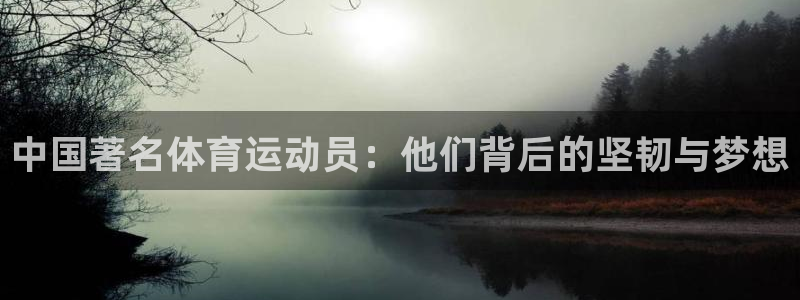 沐鸣二娱乐登录：中国著名体育运动员：他们背后的坚韧与梦想